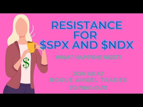 TOUGH RESISTANCE FOR SPX, NDX NOW WHAT HAPPENS?  $TSLA $SPX $NDX