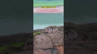 長江水位下降，長年淹沒江底600年菩薩浮出水面，讓世人一睹真容 #旅行 #旅行推薦官 #旅行攻略 #china#中国旅游 #旅游 #好运 #shorts