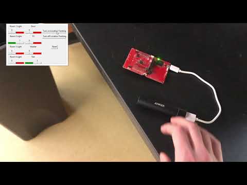 TI BLE Time of Flight Location Detection on CC2640R2F - Model Smart Home w/ Zigbee