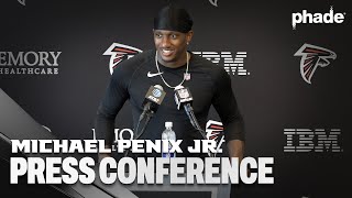 Michael Penix Jr. AT&T Training Camp Day One Press Conference | Atlanta Falcons
