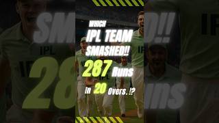 The top 5 highest team totals in IPL history!🔥