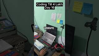 Day 16 Coding Till I get 4 lakh #Dsa #coding #flutter #computer  #tech #startup #internship #python