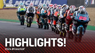 Moto3™ Race Highlights 💪 | 2024 #FrenchGP