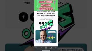 Ripple Xrp Breaking News Cramer Just Predicted Ripple win against the Sec