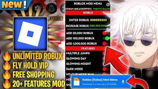 Roblox Mod Menu 2025 ✅ | Unlimited Robux + Money & Fly Hold |Roblox Mod Menu Unlimited Robux Mod!