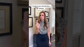 3 signs you should be a lawyer! #lawfirm #lawyers #personalinjurylawyer