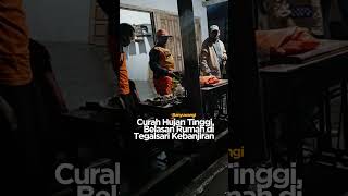 Curah Hujan Tinggi, Belasan Rumah di Tegalsari Banyuwangi Kebanjiran
