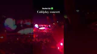 Bucket list check! #2025  #bucketlist #2025dreams #coldplay  #dreamtour #manifestation #2025