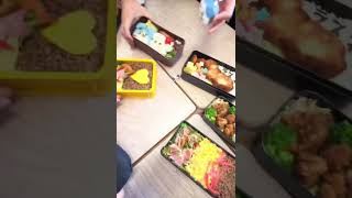 学校生活最後のお弁当でした