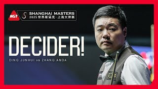 DECIDER DRAMA! 🤯 | Zhang Anda vs Ding Junhui | 2025 Shanghai Masters
