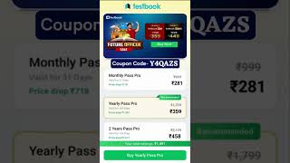Testbook Pass Pro Coupon Code Today | Testbook Pass Pro Coupon Code | Testbook Pass Pro Offer
