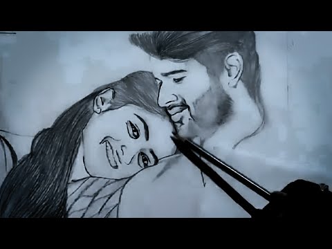Vijay ,Rashmika painting.