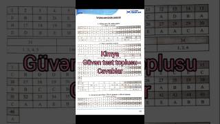 Kimya Güvən test toplusu cavablar / #dərs #study