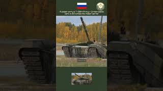 Russian army's T-90M Proryv-3 main battle tank overcomes the water barrier  #military #defence