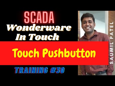 SCADA Training 30 - Touch Pushbuttons into InTouch Software