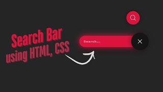 🔍 Stylish Search Bar Design using HTML, CSS & JS | Responsive Search Input UI | Frontend Project