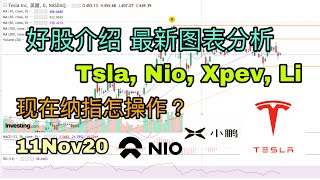 【美股分析】11Nov20｜好股介绍最新图表分析TSLA，NIO，XPEV，LI。現在纳指怎操作？ ｜JimmyLim 林锦荣 #美股 #技术分析 #美股走势 #股票