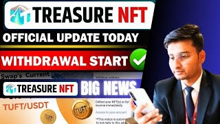 Treasure NFT Update Today | treasure Fun withdrawal update today | treasure fun new news today