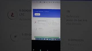 Free Litecoin Mining || LTC Miner #shorts #litecoin #ltc