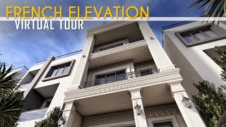 Elegant Facade Design | French-Inspired Architecture | Stunning Home Design | Elevation Design