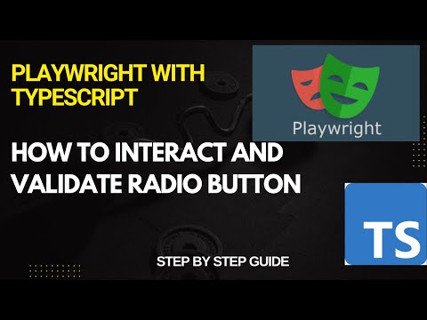 How to Interact with and Validate Radio Buttons in Playwright | Easy Explanation for Beginners