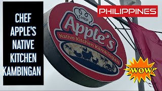 CHEF APPLE'S NATIVE KITCHEN KAMBINGAN in Pili, PHILIPPINES #lifestyle