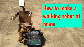 How to make a robot / How to make a robot at home easy / DIY robot / robotics project / #robot