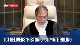 UN's top court says failing to tackle climate change 'could violate international law'