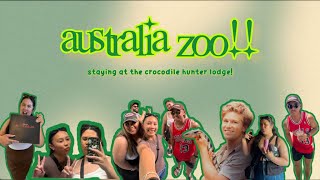 we stayed at the crocodile hunter lodge!! | Australia Zoo vlog :)