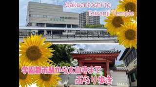 【HD】学園都市駅から太山寺まで歩き撮り Walking from Gakuentoshi Station to Taisanji temple with GoPro hero 10 (Maxレンズ)