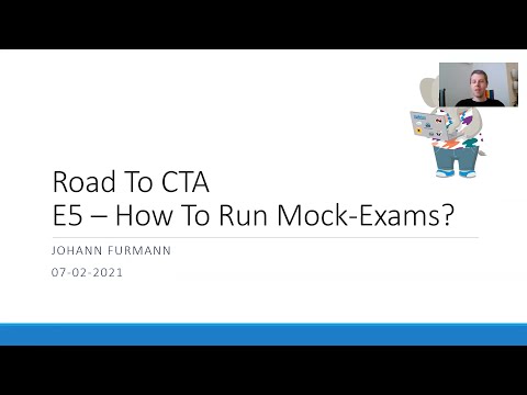 Road To CTA E5: How to run mock exams