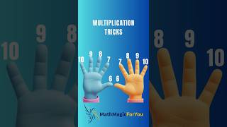 Learn Finger Multiplication Trick 6–9 Tables #maths #mathgames #quiz #tricks #viral #trending #reel