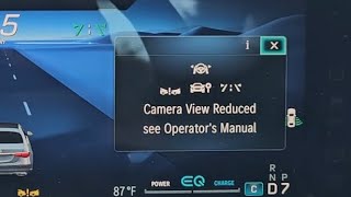 Mercedes Benz Camera View Reduced see Operators manual issue/fix