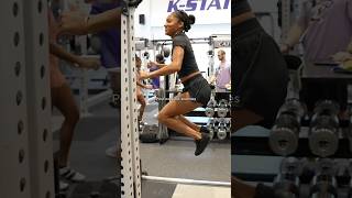Stay for Tara’s aura farming 😂 #taraandhunter #trackandfield #woodhall #aura #weights