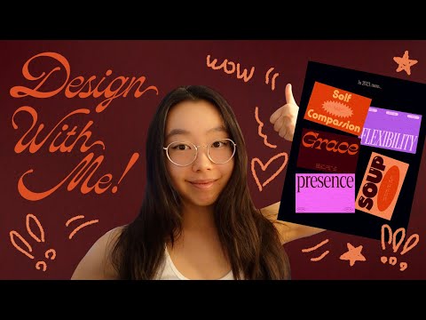 design a poster with me while I attempt a cozy (very honest stream of consciousness) conversation