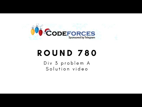 Codeforces  780 Div 3 ||Vasya and Coins || Solution Video