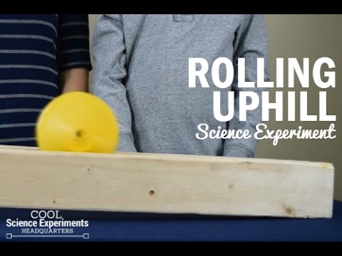 Rolling Uphill Science Experiment