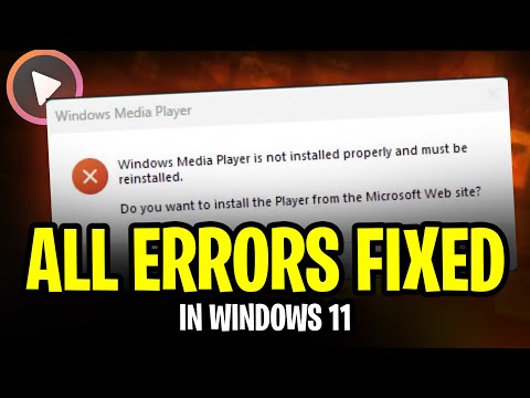 How to Fix All Windows Media Player Issues or Errors in Windows 11 Laptop or PC (2025 UPDATE)