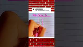 Table of 5 #maths #tablelearningtrick #reel #tabletrick #subscribe #mathematics #mathshortcut #short
