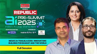 AI Pre Summit Upperwal, Alekar, Sinha on India's AI Trailblazers Building for Bharat & World