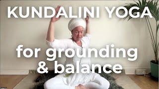 20 minute kundalini yoga for grounding & balance | Kriya for the Back | Yogigems