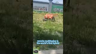 Radio controlled caterpillar grass trimming machine China manufacturer factory distributor#rcmower
