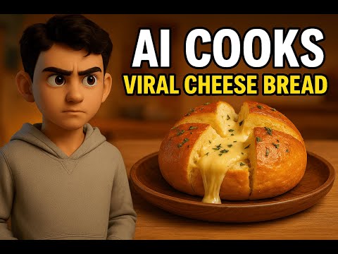 Melty, Garlicky, Perfect – Making Viral Korean Cheese Bread with AI!
