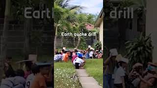 Simultaneous earthquake drill #grade1 #simultaneous