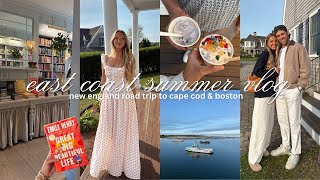 east coast summer vlog 🐚🦞🧺 cape cod + boston travel diary