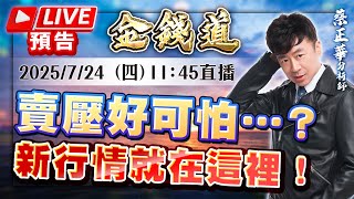 賣壓好可怕．．．？新行情就在這裡！｜金錢道LIVE 蔡正華分析師 2025.07.24