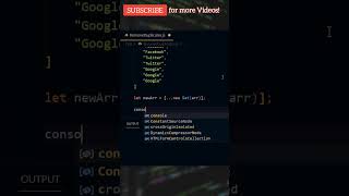 JavaScript tips | Remove duplicates from Array #shorts