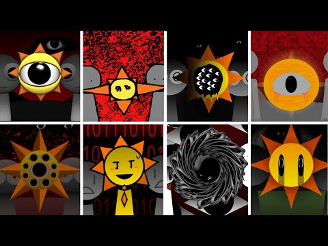 🌞🌞Incredibox - Sprunki but Only MR. SUN in ALL Different Mods | V4 🌞🌞