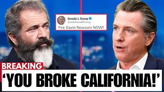 Mel Gibson EXPOSES Woke Gavin Newsom for Destroying California On Live TV