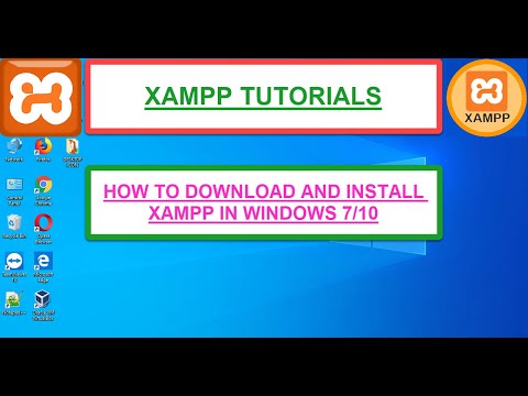 XAMPP:-How to download and  install XAMPP in windows 10 ( XAMPP BEGINNERS TUTORIALS )